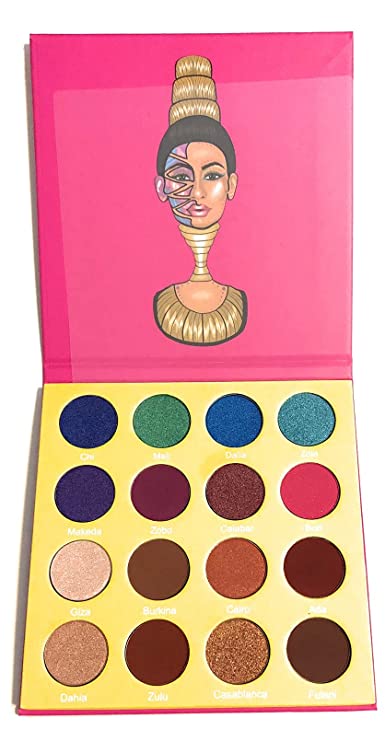 Juvia’s Place Purples, Reds, Pinks Eyeshadow Palette – Professional Eye Makeup, Pigmented Eyeshadow Palette, Makeup Palette for Eye Color & Shine, Pressed Eyeshadow Cosmetics, Shades of 16