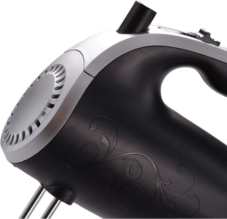 Brentwood Electric Hand Mixer Lightweight 5-Speed, Black