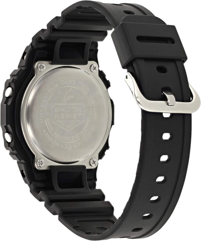 Casio Men’s G-Shock Quartz Watch with Resin Strap, Black, 20 (Model: DW5600E-1V)