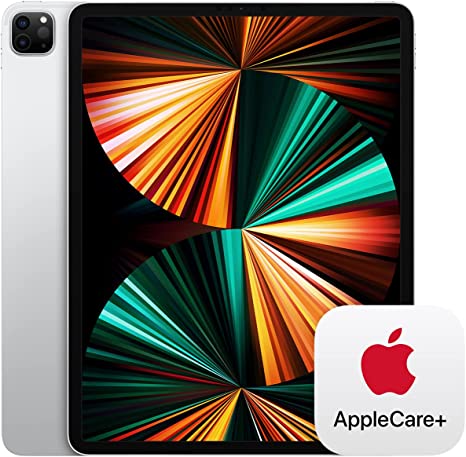 Apple 2021 12.9-inch iPad Pro (Wi-Fi + Cellular, 512GB) – Space Gray with AppleCare+ (2 Years)