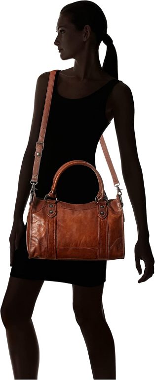 Frye Melissa Zip Satchel Leather Handbag