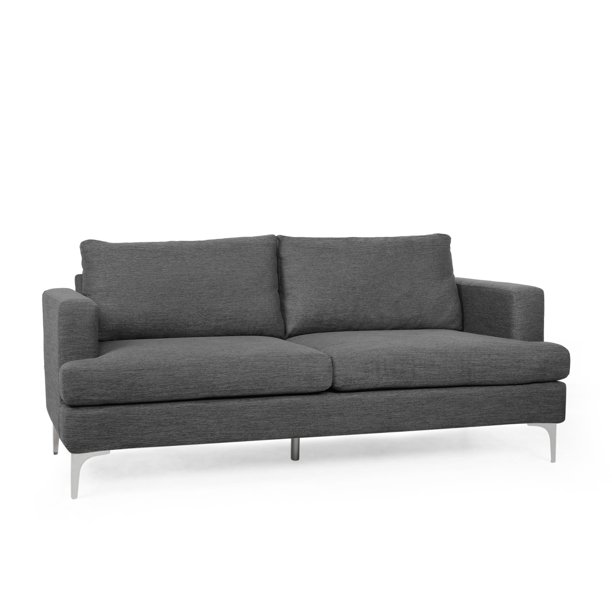 Noble House Cadyn Fabric 3 Seater Sofa