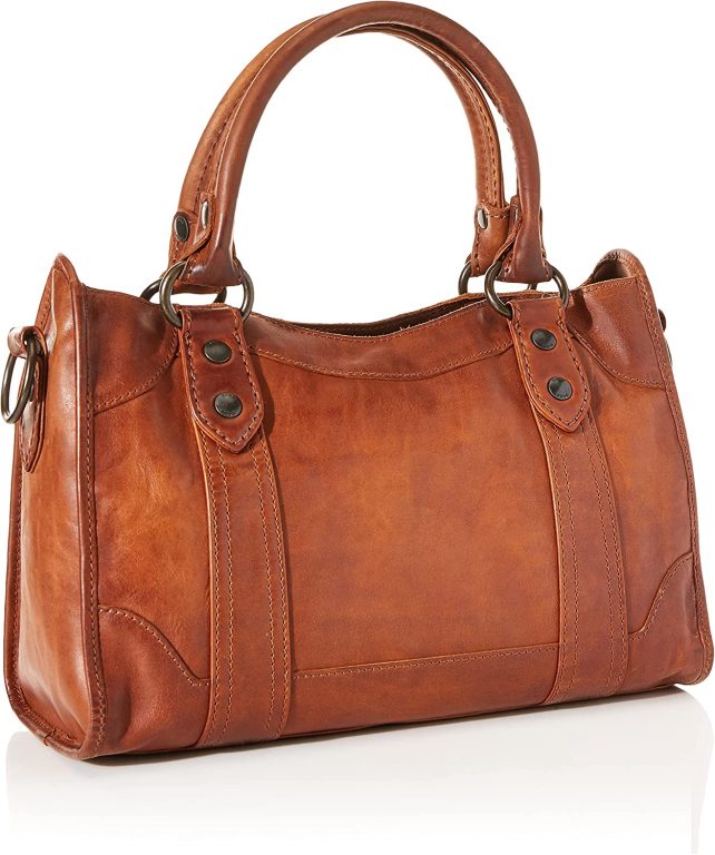 Frye Melissa Zip Satchel Leather Handbag