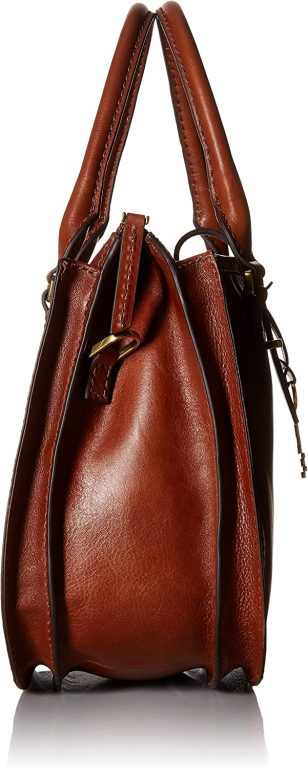 Fossil Women’s Ryder Leather Satchel Purse Handbag