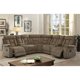 Furniture of America Daniah Chenille Reclining Sectional