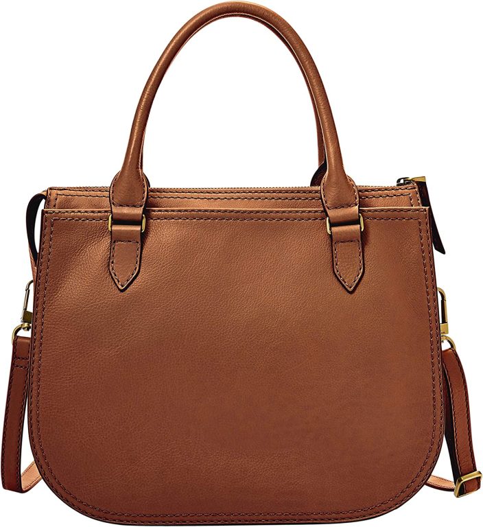 Fossil Women’s Ryder Leather Satchel Purse Handbag