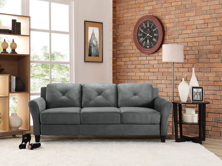 Lifestyle Solutions Taryn Sofa with Rolled Arms