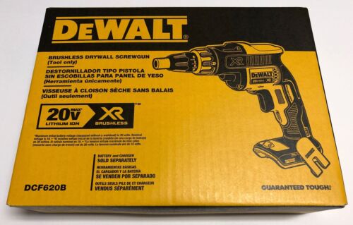 NEW DEWALT DCF620B 20V Volt MAX XR Brushless Drywall Screwgun Screwdriver TOOL