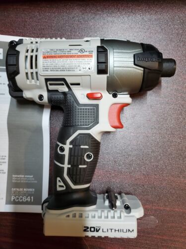 New PORTER-CABLE PCC641 1/4 Inch Impact Driver 20V Max Cordless Tool Only