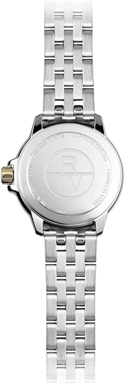 RAYMOND WEIL Women’s Tango Quartz Watch with Two-Tone-Stainless-Steel Strap, 14 (Model: 5960-STP-00308)