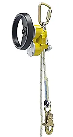 3M DBI/SALA Rollgliss 3327100 Rescue Unit, 2 Carabiner, 4-Feet Anchor Sling, Rope Bag, 100-Feet