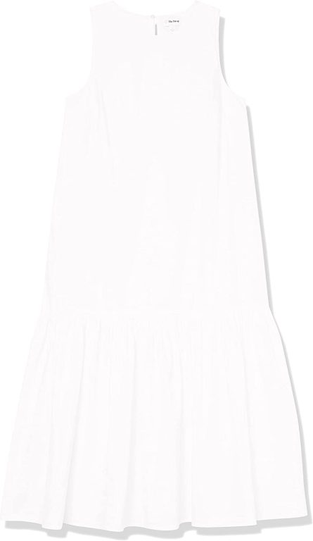 The Drop Women’s Ilana Loose Sleeveless Wide-Hem Poplin Maxi Dress