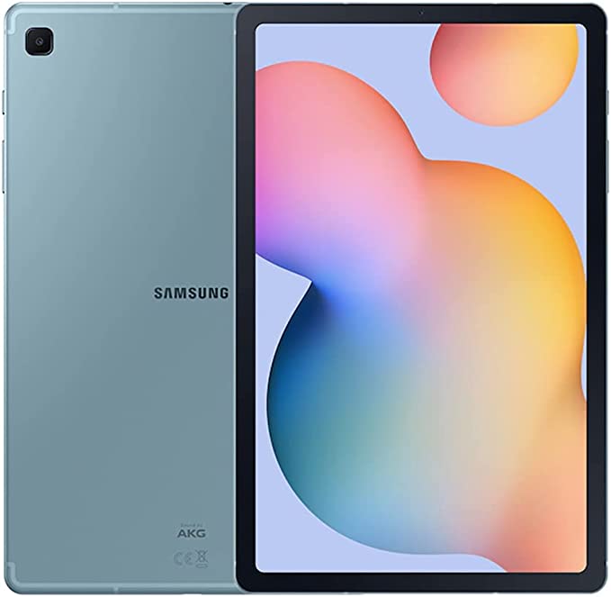 SAMSUNG Galaxy Tab S6 Lite 10.4″ 64GB Android Tablet w/ Long Lasting Battery, S Pen Included, Slim Metal Design, AKG Dual Speakers, US Version, Angora Blue