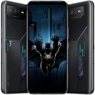 ASUS ROG Phone 6 Batman Edition 5G AI2203 Dual 256GB 12GB RAM Factory Unlocked (GSM Only | No CDMA – not Compatible with Verizon/Sprint) – Night Black