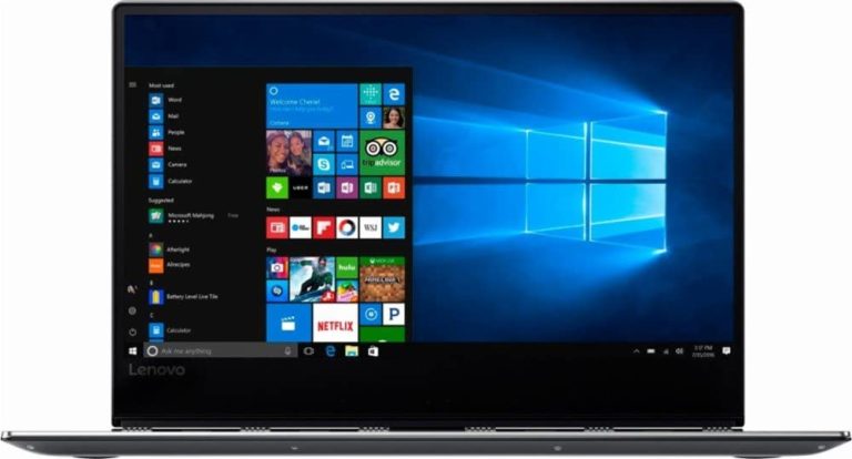 Lenovo Yoga 910 Business 14″ 2 in 1 Full HD IPS Touchscreen Laptop/Tablet, Intel Dual-Core i7-7500U up to 3.5GHz 8GB DDR4 256GB SSD Backlit Keyboard 802.11ac Bluetooth USB Type-C Win 10