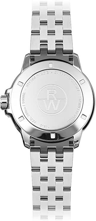 RAYMOND WEIL Tango Classic Men’s Watch, Quartz, Grey Dial, Roman Numerals, Stainless Steel Bracelet, 41 mm (Model: 8160-ST-00608)