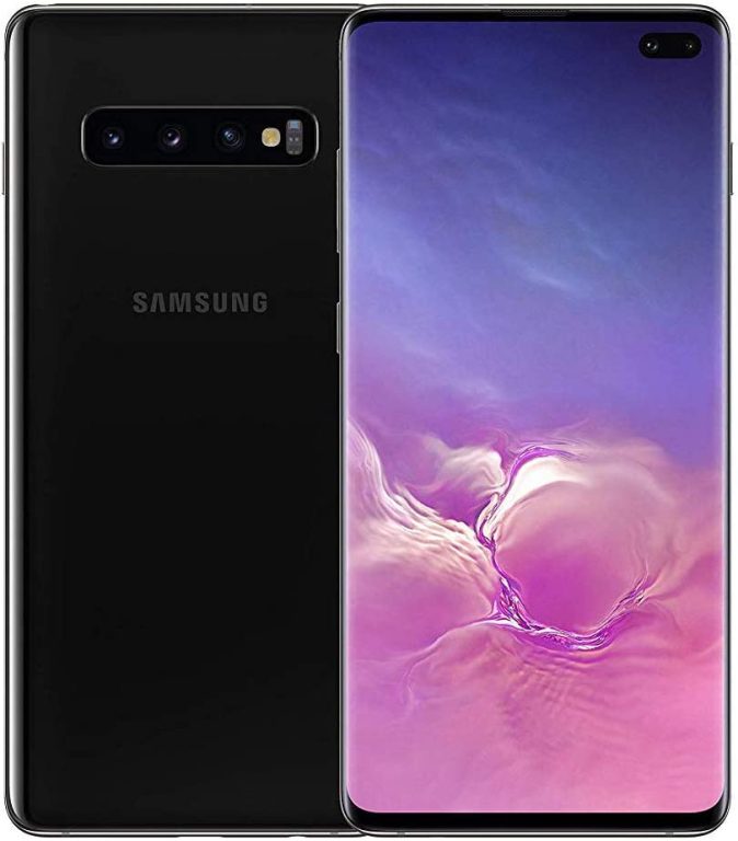 Samsung Galaxy S10+ Plus 512GB / 8GB RAM SM-G975F/DS Hybrid/Dual-SIM (GSM Only, No CDMA) Factory Unlocked 4G/LTE Smartphone – International Version No Warranty (Ceramic Black)