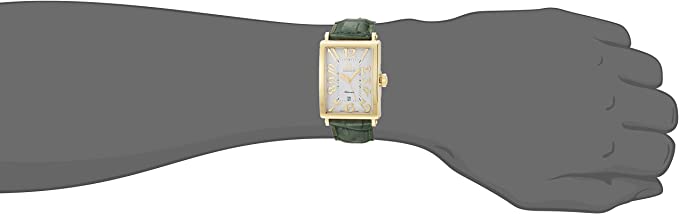 Gevril Men’s Ave of Americas Swiss Automatic Watch, Genuine Handmade Italian Leather Strap