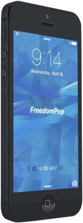 FreedomPop iPhone 5 16GB LTE – Black – No Contract (Certified Refurbished)