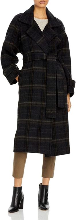 Vince Women’s Modern Plaid Coat