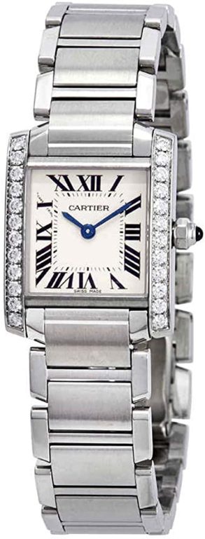 Cartier Tank Francaise Silver Dial Ladies Watch W4TA0008