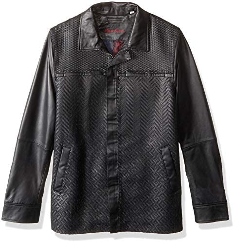 Robert Graham Men’s Felstead Leather Shirt Jacket