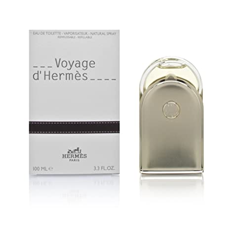 Hermes Voyage D’Hermes Eau-de-toilette Refillable Spray for Unisex, 3.30-Ounce