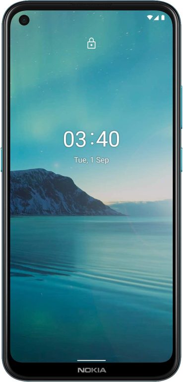 Nokia 3.4 | Android 10 | Unlocked Smartphone | 2-Day Battery | US Version | 3/64GB | 6.39-Inch Screen | Triple Camera | Fjord Blue