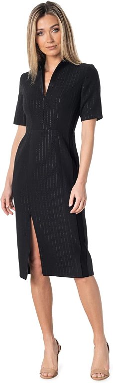 Dress the Population Women’s Gloria Sheath Midi Dress