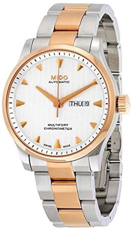 Mido Silver Rose Gold Automatic Analog Men’s Watch M005.431.22.031.00