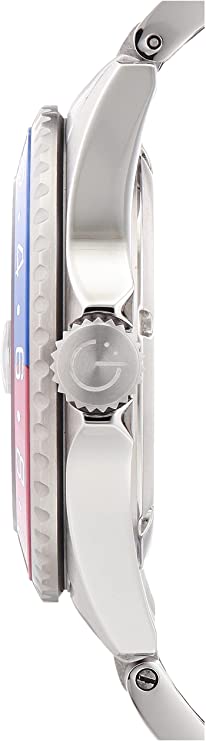 Gevril Men’s Wall Street GMT Stainless Steel Watch, 316L Stainless Steel Bracelet