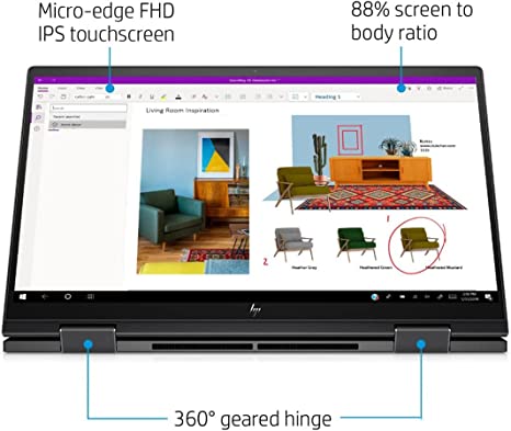 Newest HP Envy x360 2-in-1 Laptop, 15.6″ Full HD Touchscreen, AMD Ryzen 5 5625U 6-Core Processor, 16GB RAM, 512GB SSD, Backlit Keyboard, HDMI, Webcam, Wi-Fi 6, Windows 11 Home, HP Stylus Pen Included