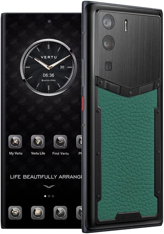 METAVERTU Web3 Cell Phone,5G Unlocked Smartphone with Vshot NFT 64MP Camera Dual Nano-Sim Luxury os & Web3.0 os 12G RAM + 512G ROM + 10T IPFS Storage (Carbon Fiber-Black, 12+512G)