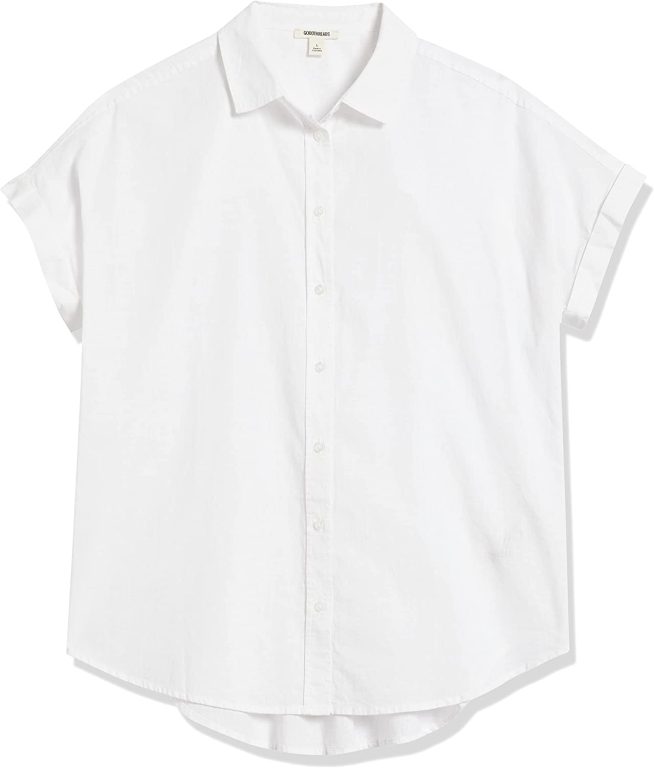 Goodthreads Women’s Washed Cotton Short-Sleeve Shirt