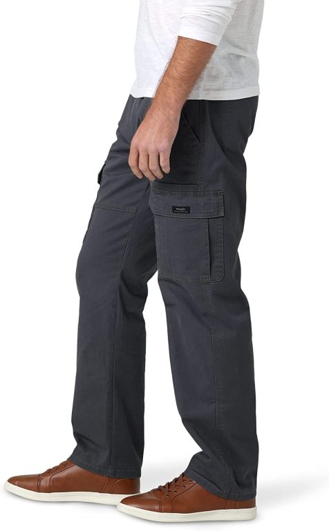 Wrangler Authentics Men’s Relaxed Fit Stretch Cargo Pant