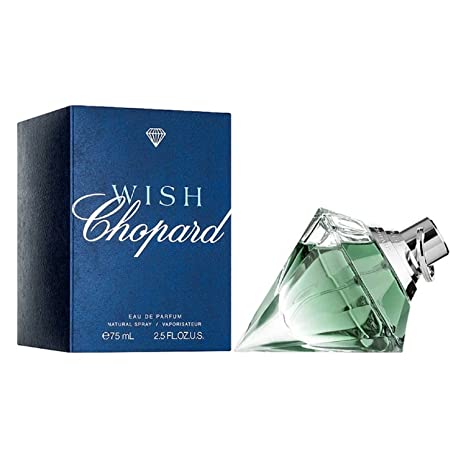 Wish By Chopard For Women – Creamy, Gourmand Eau De Parfum Fragrance Spray For Her – Sweet Blend Of Vanilla, Caramel, And Balsamic Notes – Long Lasting Scent In Diamond Glass Bottle – 2.5 Oz