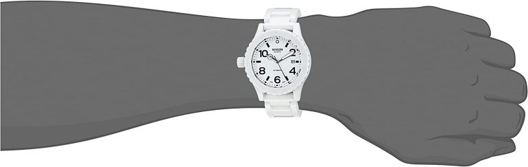 Nixon Men’s A148-126 Ceramic 42-20 Automatic White Dial Bracelet Watch