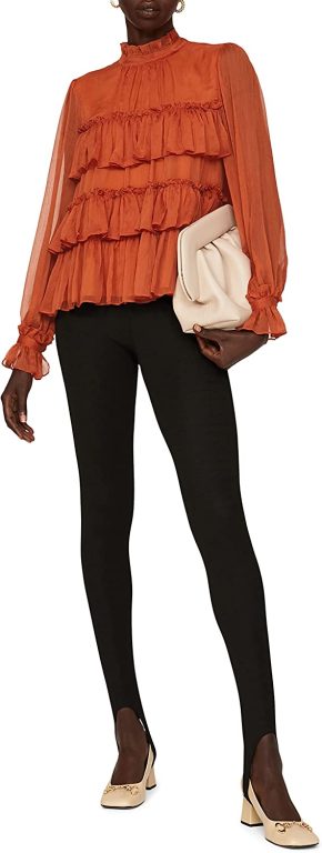 Adam Lippes Collective RTR Design Collective Tiered Ruffle Top