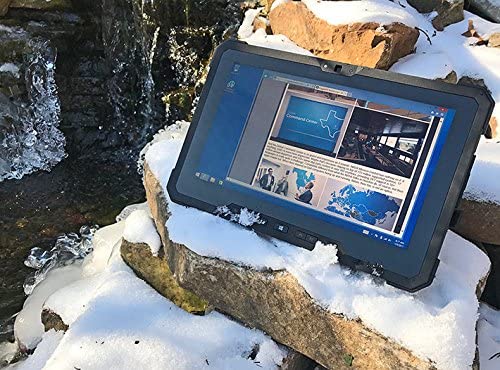 Dell Latitude Rugged 7202 HD 11.6 Inch Tablet PC (Intel Core M-5Y71, 8GB Ram, 128GB Solid State SSD, Dual Camera, Mini HDMI, Micro-SD Reader, USB 3.0) Win 10 Pro (Renewed) Dual Battery