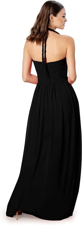 Dress the Population Women’s Aura Fit and Flare Maxi Dress