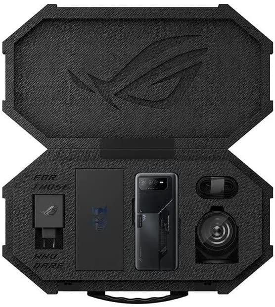 ASUS ROG Phone 6 Batman Edition 5G AI2203 Dual 256GB 12GB RAM Factory Unlocked (GSM Only | No CDMA – not Compatible with Verizon/Sprint) – Night Black