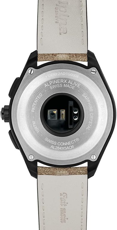 Alpina Men’s Alpiner X Outdoor Connected Watch, Multi-Functional, Activity, Sleep, GPS, Message Notifications, Worldtimer, Digitial LED Screen, Sapphire Crystal, 45mm (Model: AL-284LNN5AQ6L)