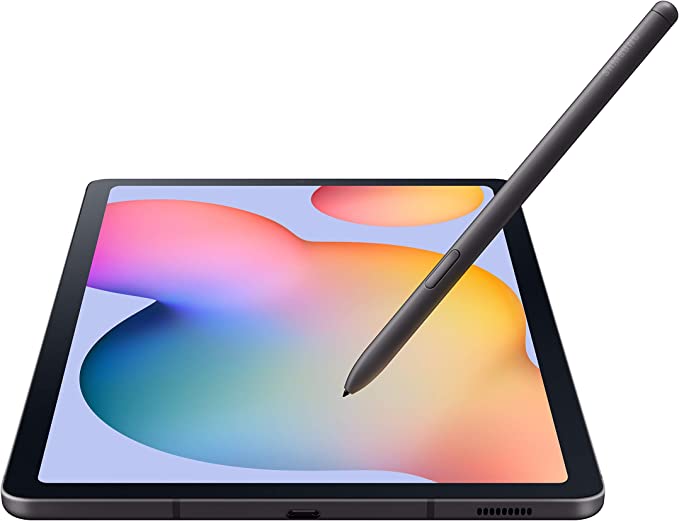 SAMSUNG Galaxy Tab S6 Lite 10.4″ 64GB Android Tablet w/ Long Lasting Battery, S Pen Included, Slim Metal Design, AKG Dual Speakers, US Version, Oxford Gray