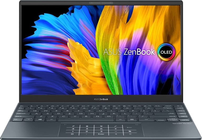 ASUS ZenBook Pro Duo 15 UX582 Laptop, 15.6” OLED 4K Touch Display, i7-12700H, 16GB, 1TB, GeForce RTX 3060, ScreenPad Plus, Windows 11 Home, Celestial Blue, UX582ZM-AS76T