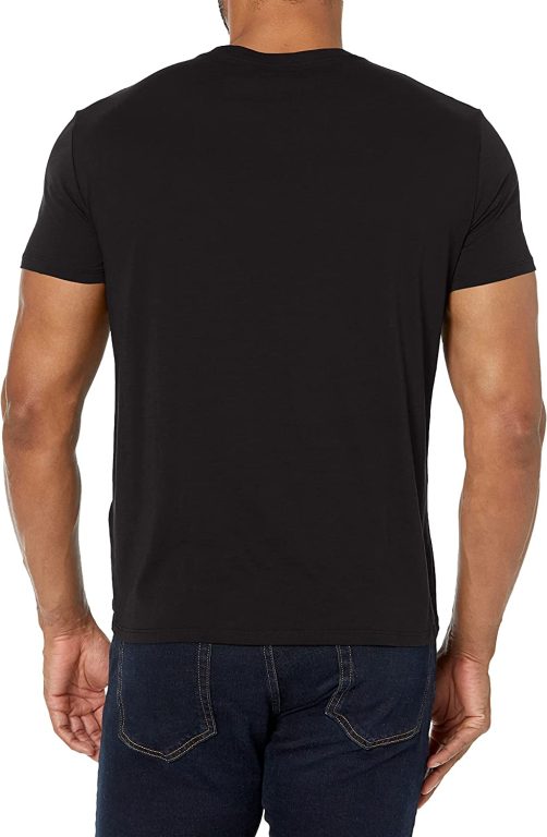 AX Armani Exchange Men’s Solid Colored Basic Pima Crew Neck