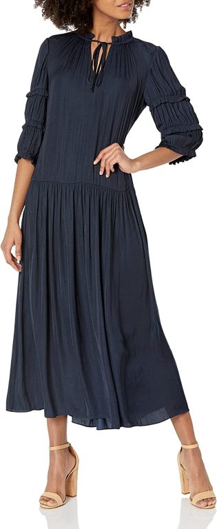 Rebecca Taylor Women’s Pleated Sleeve Dress