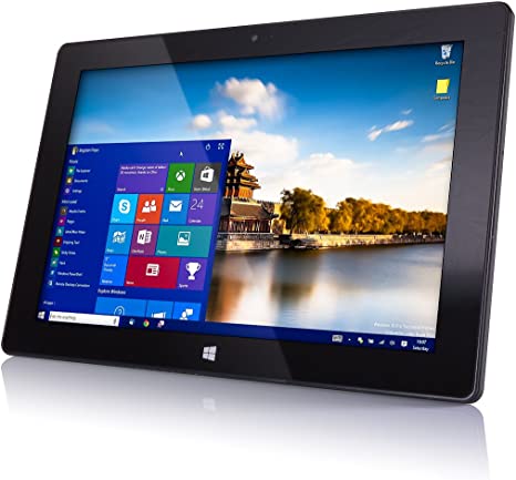 Fusion5 10″ Windows 11 Pro FWIN232 Plus S1 Ultra Slim Windows Tablet PC – (4GB RAM, USB 3.0, Micro HDMI, Intel Quad-Core CPU, IPS HD Display, 5MP and 2MP Cameras, Bluetooth 4.0, Windows 11) (64GB)