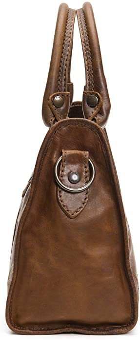 Frye Melissa Zip Satchel Leather Handbag