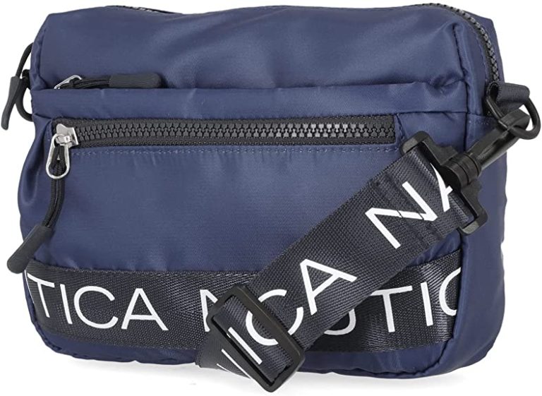 Nautica Nylon Bean Crossbody/Belt Bag with Adjustable Shoulder Strap