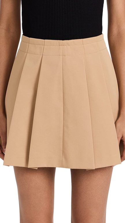 Rebecca Taylor Women’s Military Cotton Mini Skirt